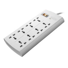 Huntkey SZM804 Power Strip with 8 AC Socket