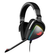 ASUS ROG Delta RGB gaming headset with Hi-Res ESS Quad-DAC, circular RGB lighting effect and USB-C connector for PCs, consoles and mobile gaming ASUS ROG Delta RGB gaming headset with Hi-Res ESS Quad-DAC, circular RGB lighting effect and USB-C connector for PCs, consoles and mobile gaming