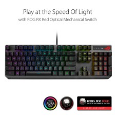 ASUS ROG Strix Scope RX RED Optical Mechanical Keyboard ASUS ROG Strix Scope RX RED Optical Mechanical Keyboard